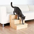 Fly Free Zone Wooden Pet Stairs - Natural FL2673926